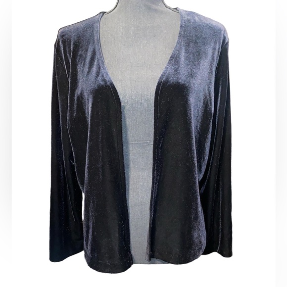 New York & Co Velvet Blazer sz L - Picture 2 of 5
